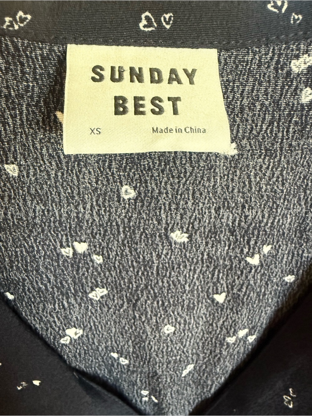 NWT Aritzia Sunday Best Navy Floral V-Neck Short Sleeve Dress - Picture 5 of 6